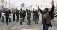 Activists disrupt traffic in Hammond to protest injustices