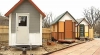 A row of tiny homes in Madison, Wisconsin