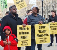 Baltimore activists fight back – Water is a human right!