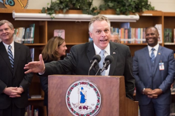Virginia governor signs order restoring voting rights for felons