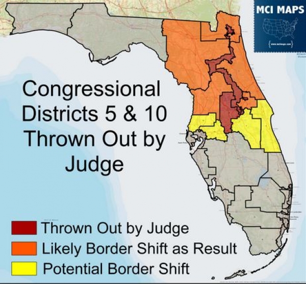 Florida Supreme Court orders new congressional map with eight districts to be redrawn