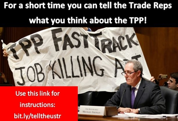 Meme from Flush the TPP