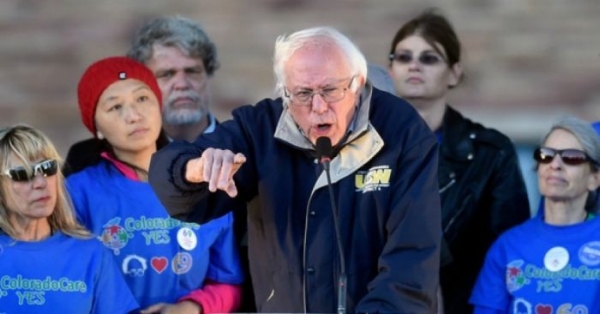 Sen. Bernie Sanders told voters in Boulder, Colorado on Monday: &quot;Stand tall and vote yes on Amendment 69.&quot;